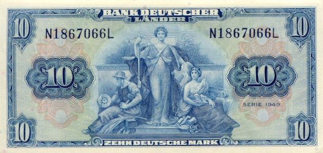 10 Mark Bank deutscher Länder 1948