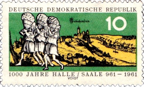 Briefmarke Halle an der Salle 1000 Jahre