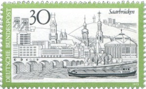 Saarbrücken Briefmarke 1973