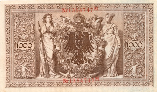 1000 Mark Reichsbanknote 1910 