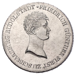 Ein Speciestaler 1813 Friedrich Günther Fürst zu Schwarzburg Rudolstadt