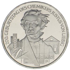 200. Geburtstag des Chemikers Justus von Liebig