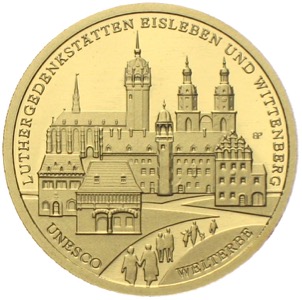 100 Euro 2017 UNESCO Welterbe – Luthergedenkstätten in Eisleben und Wittenberg