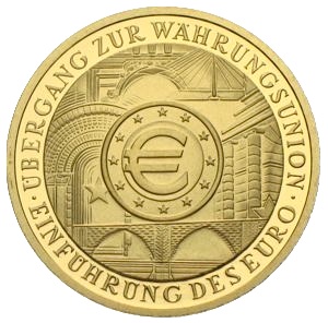 100 Euro Gold Währungsunion