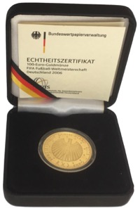 100 Euro Goldmünze Deutschland im Etui