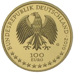 100 Euro  Würzburger Residenz und Hofgarten 2010