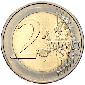 2 Euro Strichmännchen WWU 2009 Deutschland