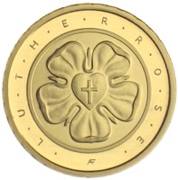 50 Euro Gold Lutherrose 2017