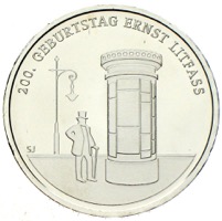 20 Euro litfass Silbermünze