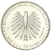 20 Euro Rotkäppchen 2016 Silbergedenkmünze