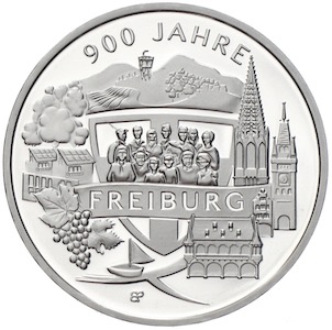 Freiburg 900 Jahre 20 Euro 2020
