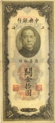 China Customs Gold Units 1930