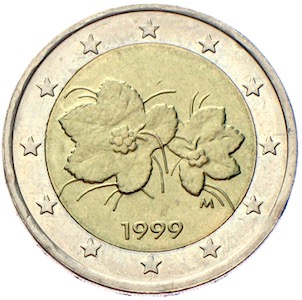 2 Euro 1999 Moltebeere keine Fehlprägung
