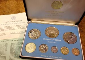 Franklin Mint Belize Kusmünzensatz