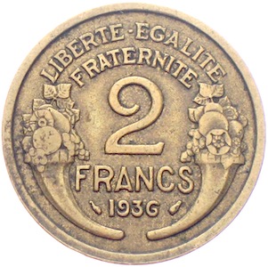 Frankreich 2 Francs Morlon