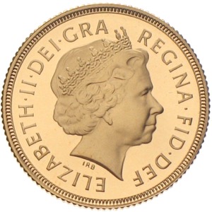 Gold Sovereign Golden Jubilee Queen Elizabeth 2002