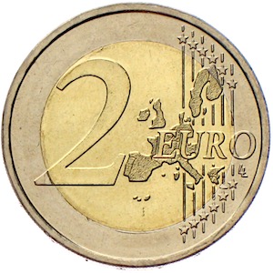 Griechenland 2 Euro 2002 S im Stern Fehlprägung?