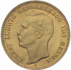 20 Gold Mark Hessen Ernst Ludwig