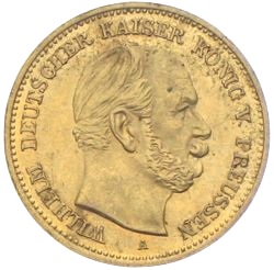5 Mark Preussen Gold Wilhelm