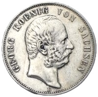 5 Reichsmark BSachsen Georg