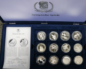 Olympia Silbermünzen