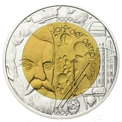 25 Euro Niob Österreich Jahr der Astronomie
