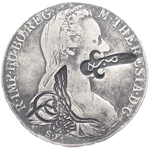 Maria Theresia Taler mit Gegenstempel Counterstamp