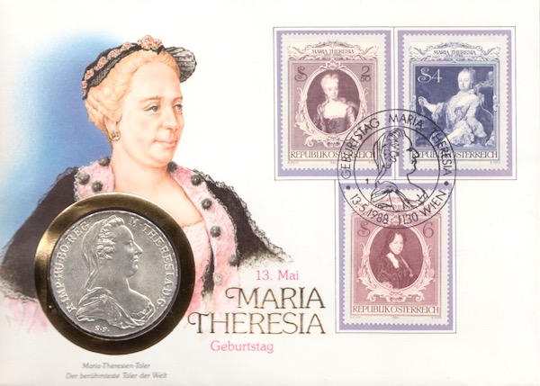 Maria Theresia Taler Numisbrief