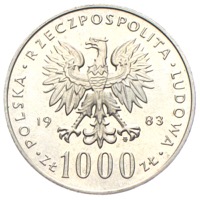 Polen Johannes Paul II 1000 Zloty