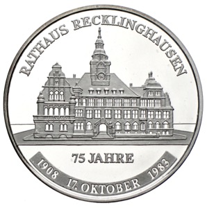 Recklinghausen Silbermedaille Münzen Ankauf Münzhandel