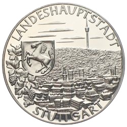 Silbermedaille der Stadt Stuttgart
