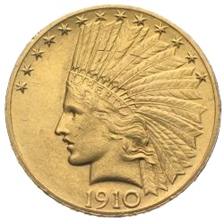 USA Dollar Indianer Gold