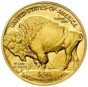 USA 50 Dollars Buffalo Indianer 2008 Gold Unze