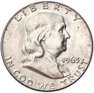USA Benjamin Franklin Halfdollar