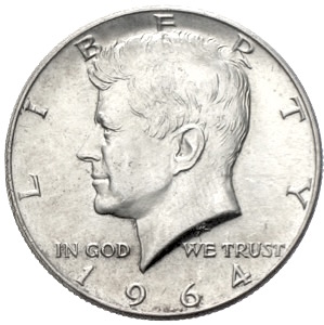 USA Kennedy Half Dollar 1964 Liberty