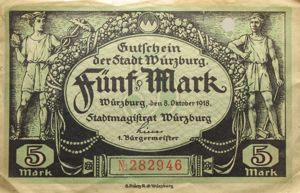 Würzburg Notgeld Münzen