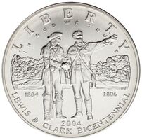 USA Dollar Lewis Clark Bicentennial 2004