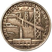 USA - San Francisco Oakland Bay Bridge Half Dollar 1936