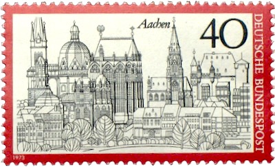 Aachen Briefmarke 1973