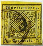 Altdeutschland Württemberg 3 Kreuzer