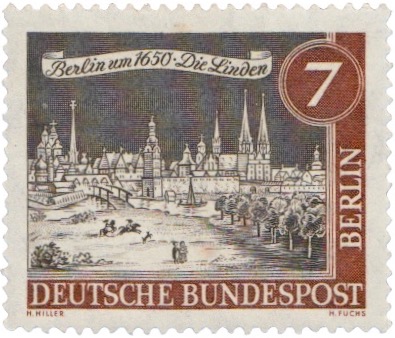 Berlin Briefmarke 1962 Satz Alt-Berlin