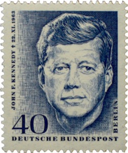J.F.Kennedy Briefmarke Deutschland