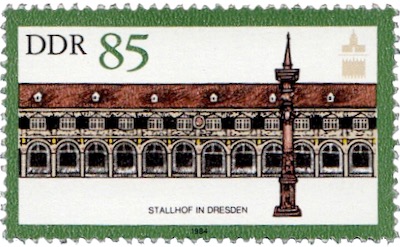 Dresden Sondermarke der DDR Stallhof 1984