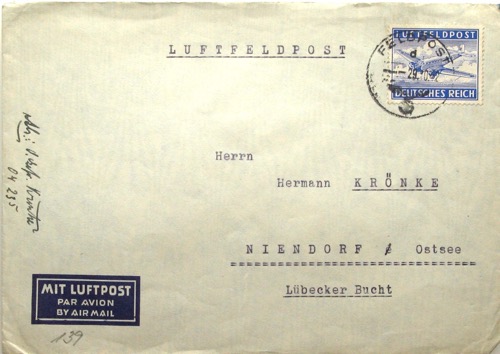 Luft-Feldpostbrief