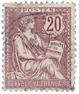 Frankreich Briefmarke Mouchon