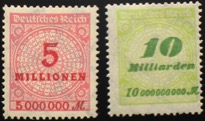 Infla Briefmarken