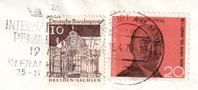 Briefmarkenfälschung Leninmarke 1970