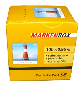 Markenbox Deutsche Post selbstklebend