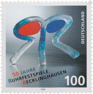 Recklinghausen Sonder-Briefmarke 1996 Ruhrfestspiele