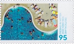 Briefmarke Freibad Witten 2020